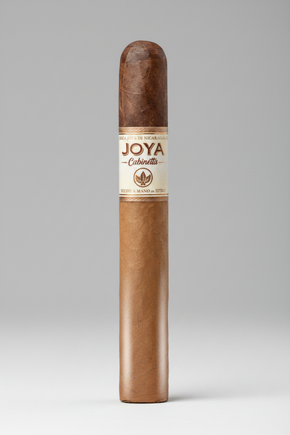 Joya de Nicaragua cigar with label on a white background