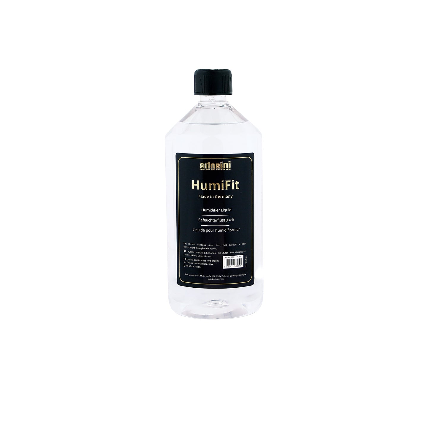 Humifit adorinin liquid on white background