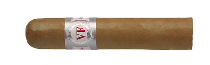 Cigar with a VF label on a white background