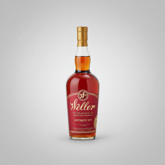 Weller whiskey bottle SELFRIDGES SAZERAC BARREL PICK N WHITE BACKGROUND