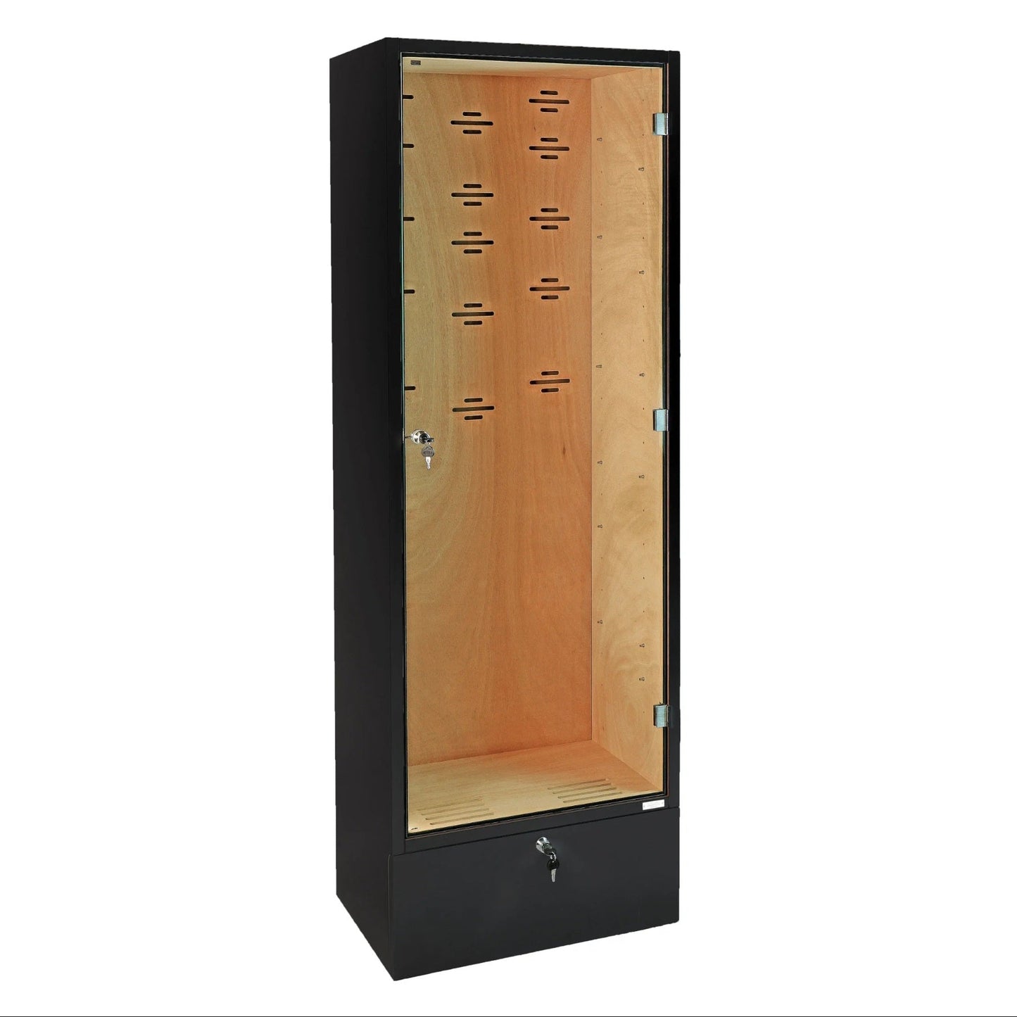 Adorini Portofino Black Humidor on white background