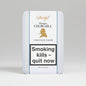Cigar packaging with 'Winston Churchill' branding and health warning message on a white background