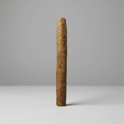 A single brown cohiba mini cigar or cigarillo wrapper shown horizontally against a plain white background.