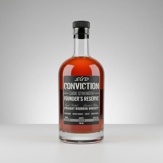 Conviction Straight Bourbon Whiskey -  "Whiskey Prison" Southern Grace Distilleries | 62.3% ABV | 30ml Sample
