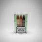 Pack of cigars with warning label on a white background