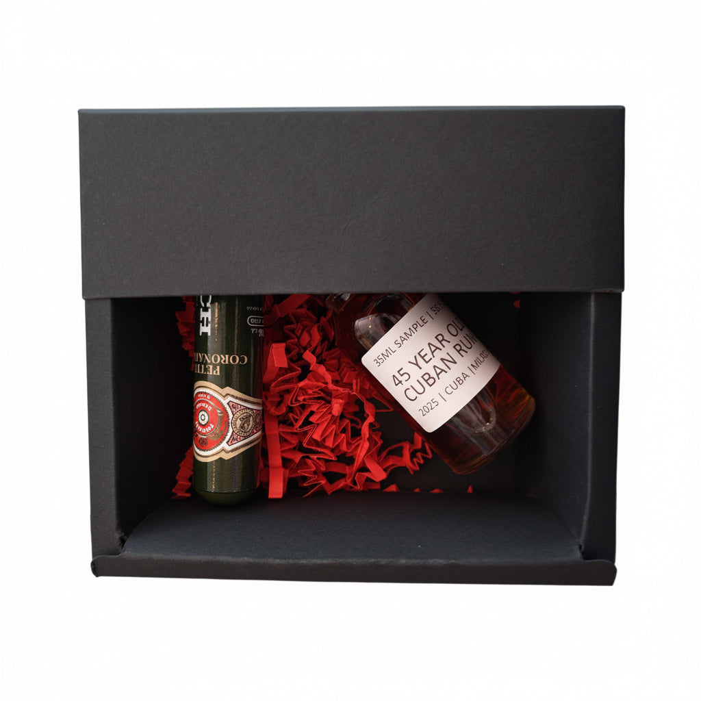 Punch Cuban Cigar and 45 Year Old Cuban Rum Gift Box