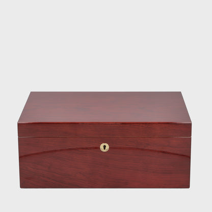 Rotating cigar humidor rose