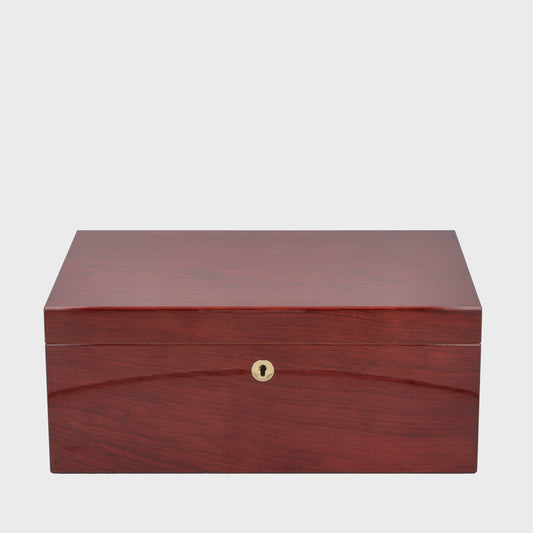 Rotating cigar humidor rose
