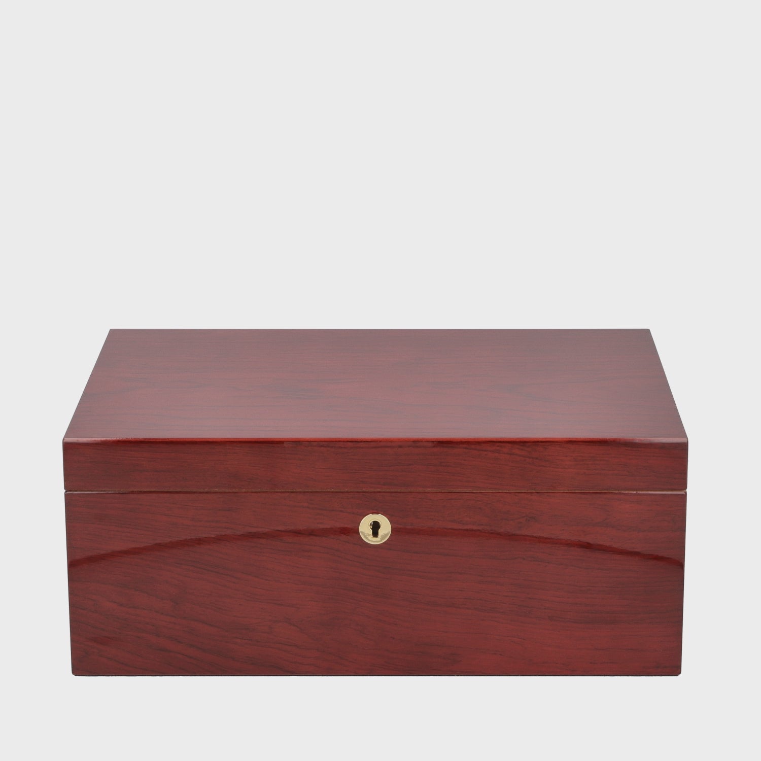 Rotating cigar humidor rose