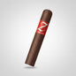 Cigar with a ORange label featuring a white 'Z' on a white background