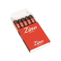 Zino cigars in a ORANGE box on a white background